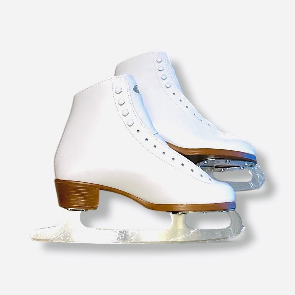 Riedell 121 Figure Skates new size 6 Leather made in USA women’s